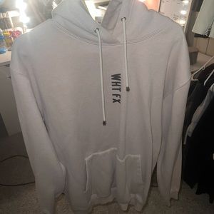 White Fox Tan Hoodie, S/M